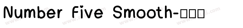 Number Five Smooth字体转换